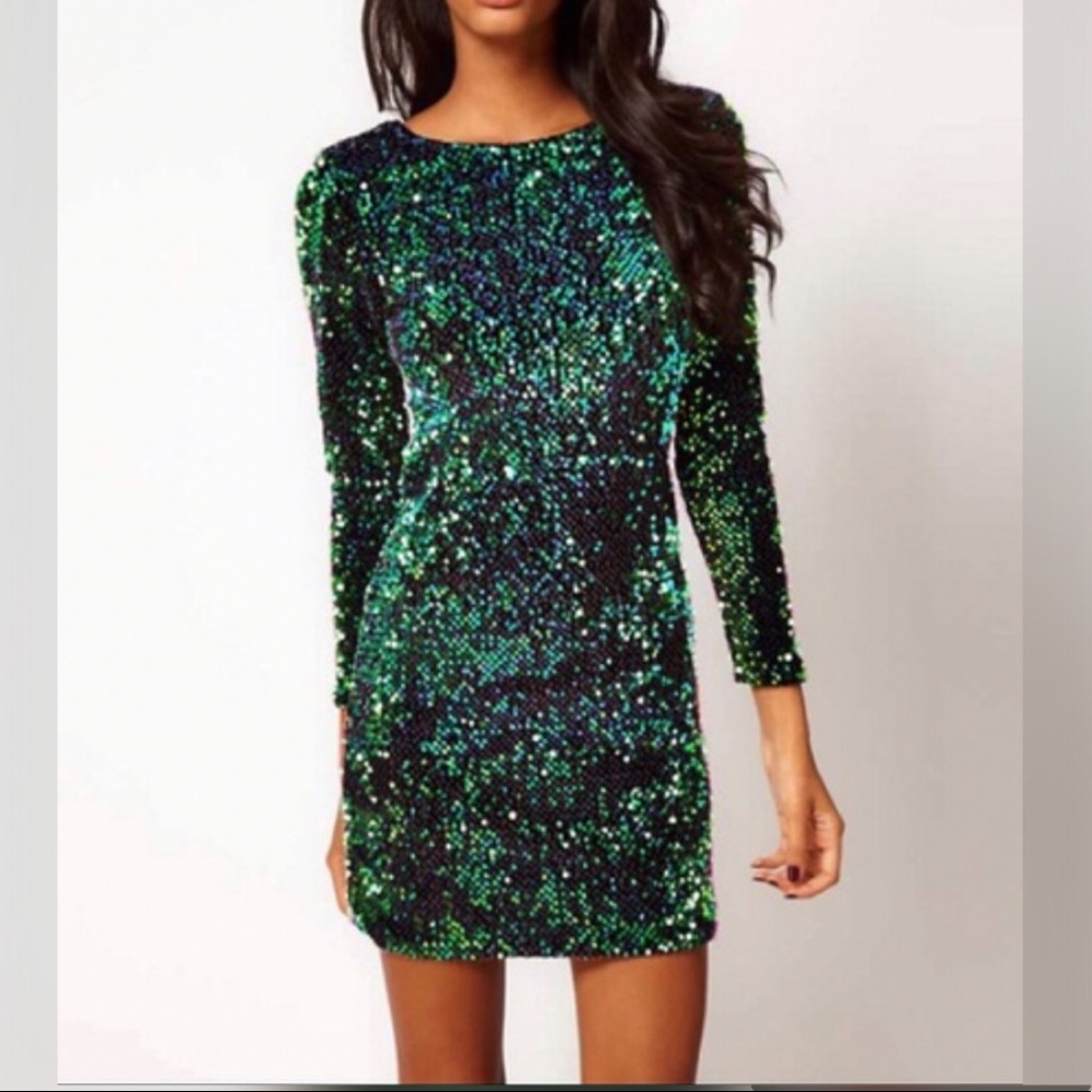 MOTEL Rocks sequin Mini Dress